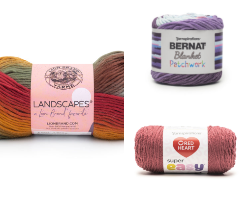 Top 10 Yarn Brands for Fall & Winter Crochet + Knitting Projects 🧶 cover photo collage