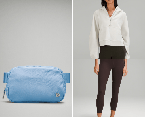 lululemon favs cover photo collage