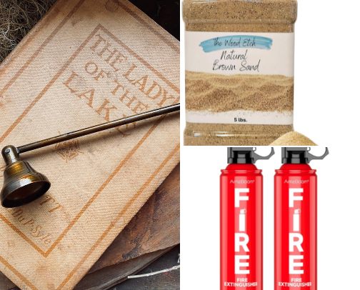 Fire Safety for Witches cover photo collage