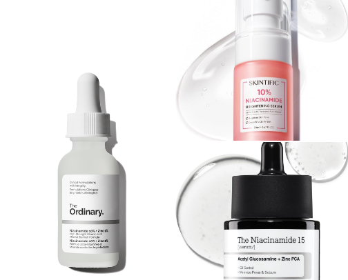 Best Niacinamide Serums for Brighter, Healthier-Looking Skin cover photo collage