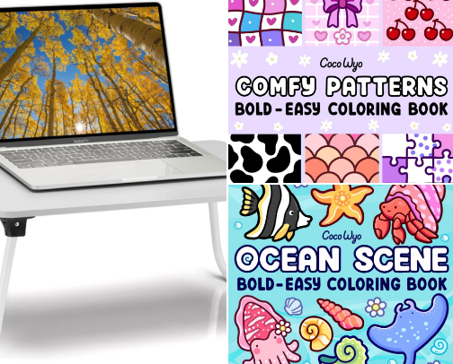 Coloring Essentials cover photo collage