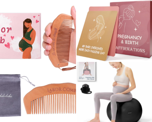 The Calm, Crunchy Mom Hospital Bag Checklist cover photo collage