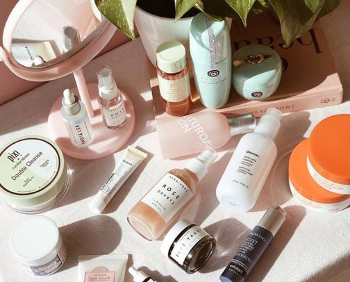 Skincare for combination skin ✨ cover photo collage