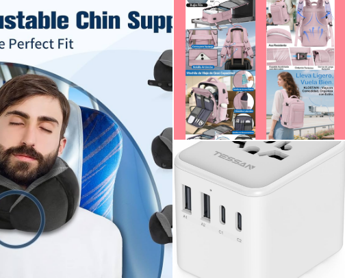 Esenciales de Viaje Pro | Organización & Confort en tu Equipaje cover photo collage