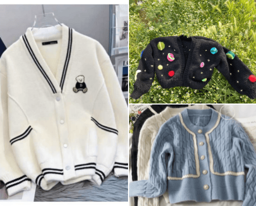 cardigan kece dan modis cover photo collage