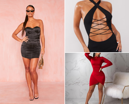 “Life of the party” dresses cover photo collage