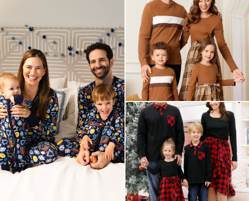 FAMILY MATCHING OOTD cover photo collage
