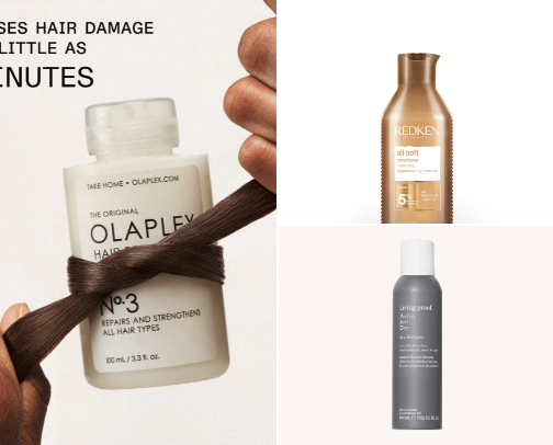 best hair care products 🤍 cover photo collage