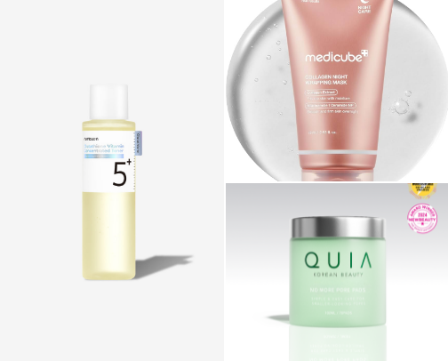 amazing unpopular Korean skincare products cover photo collage