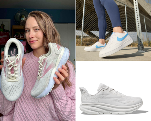 Cute and comfy shoes cover photo collage