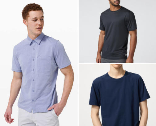 19 Best Travel Tops for Men You'll Want to Wear Everywhere cover photo collage