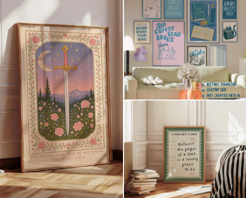 Bookish Art We Can't Get Enough Of cover photo collage
