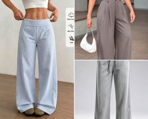 Wide Leg Pants Reco 👖 cover photo collage