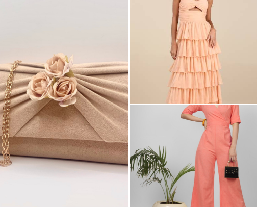 Prettiest Peach and Apricot hues cover photo collage