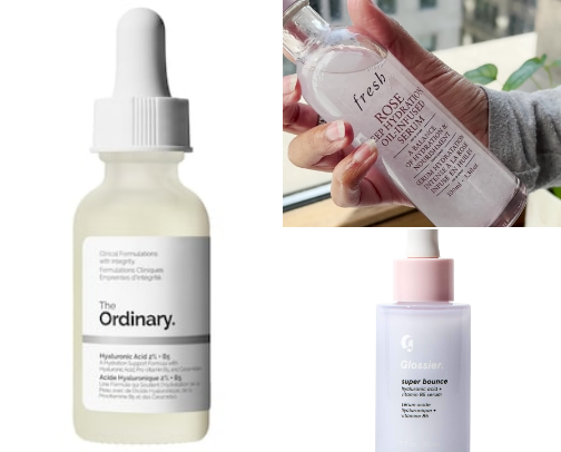 The Glow-Up Essential - face serum recommendation cover photo collage
