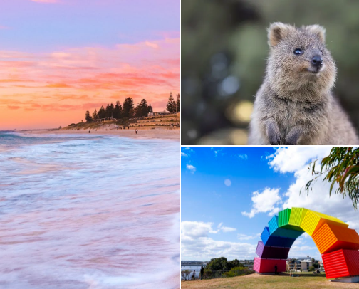A Guide to Your Perfect Vacation in Perth, Western Australia cover photo collage