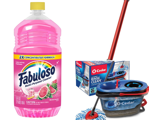 Fav cleaning tools and products for a fresh clean home cover photo collage