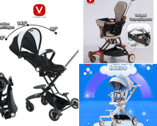 Traveling stroller baby cover photo collage