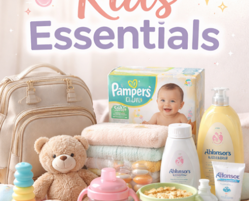 Kids Essentials 👶🏽✨ cover photo collage