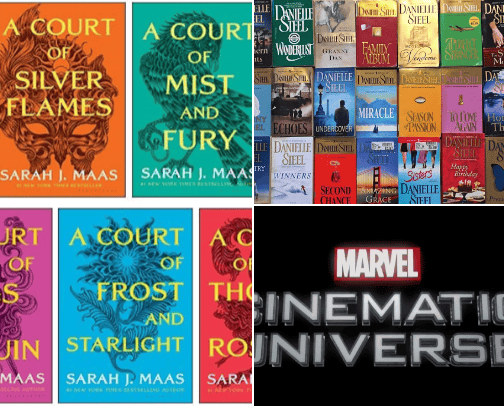 Movies & Books cover photo collage