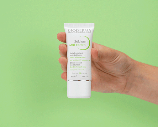 Products for oily skin cover photo collage