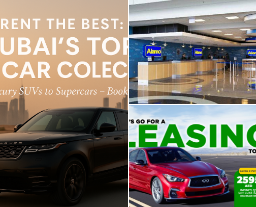Dubai Drives: Best Car Rentals for Every Journey cover photo collage