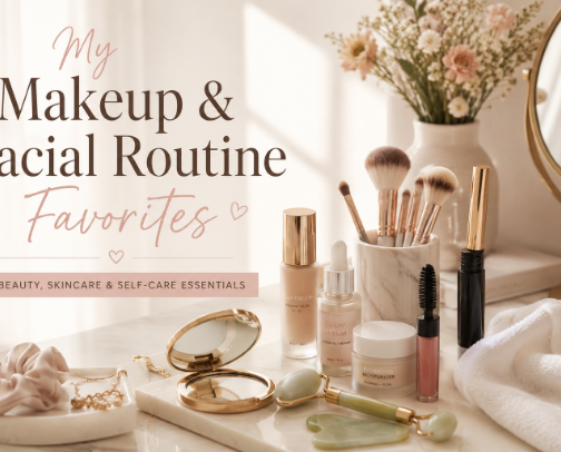 Everyday Makeup & Skincare Favorites cover photo collage