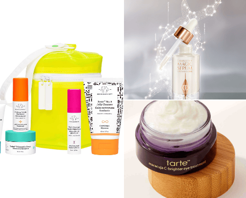 healthy, glowy and stunning skin cover photo collage