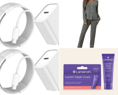 Hospital bag checklist for a FTM! cover photo collage