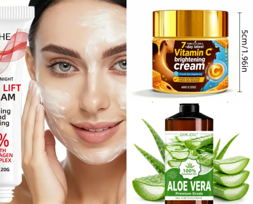 Glow Goals: 15 Face Lotions & Creams Worth Adding to Your Routine ✨ cover photo collage