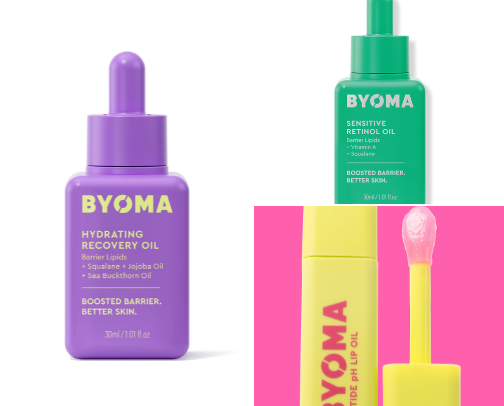 byoma skin care🫧 cover photo collage