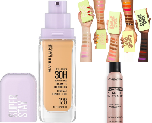 Beginner friendly makeup recommendations for dark skin girlies cover photo collage