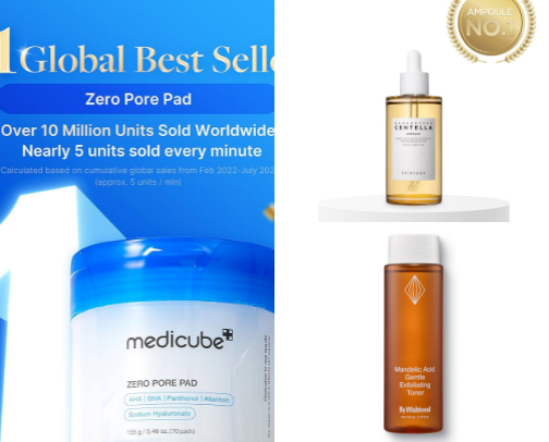 Skincare Products cover photo collage