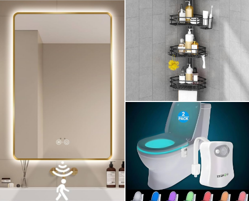 Bathroom Bliss: Must-Have Finds & Gadgets 🛁✨ cover photo collage