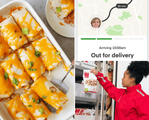 Family friendly fast meals cover photo collage
