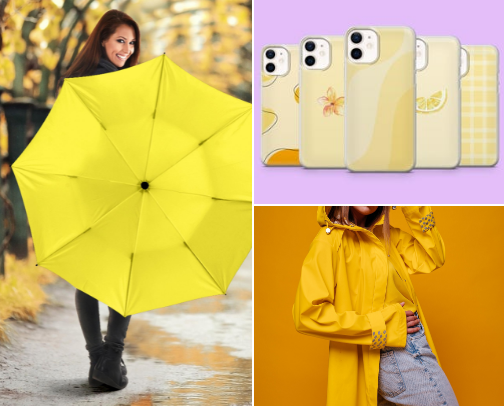 Yellow like autumn cover photo collage