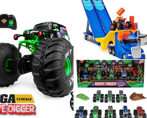 A Monster Jam Mama's Favorite Toy Recs! cover photo collage