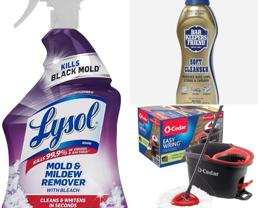 Deep clean your house must haves!!!! cover photo collage