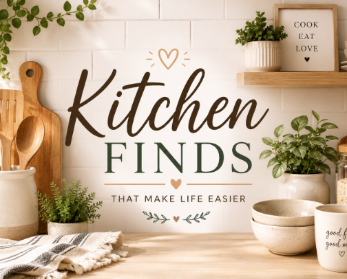  “Kitchen Finds That Make Life Easier” cover photo collage