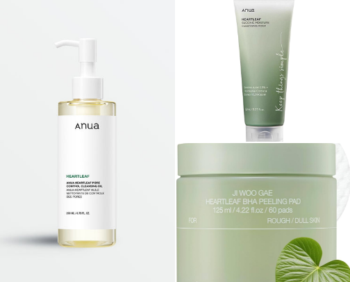 Korean skincare products 🎀 🧖‍♀️✨️ cover photo collage