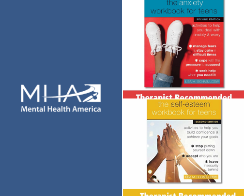 11 Easy-to-Read Mental Health Books for Teens cover photo collage