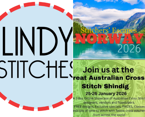 Cross-Stitch Retreats, Events & Cruises to Watch in 2026 cover photo collage