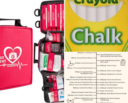 Wedding planner essentials cover photo collage