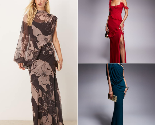 asos + revolve wedding guest dresses UNDER $100 cover photo collage