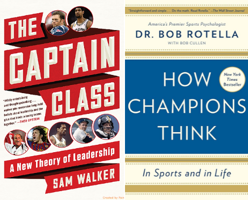 20 Sports Leadership Books To Make YOU Better cover photo collage