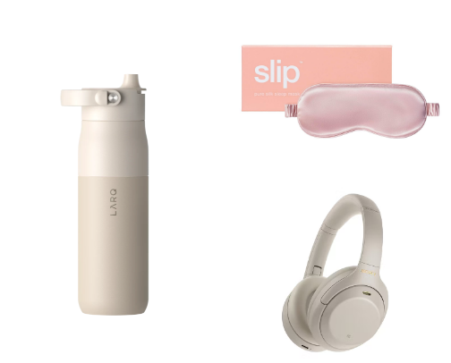 Travel essentials for her cover photo collage
