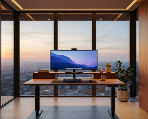 The Ultimate Aesthetic & Ergonomic Home Office Setup 2026 cover photo collage