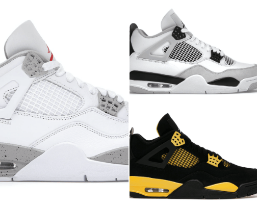 Jordan 4's for all of us to enjoy !! We could be a happy family with matching shoessss 😂 cover photo collage
