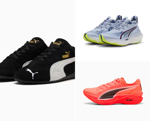 Faster Than Ever: Puma cover photo collage