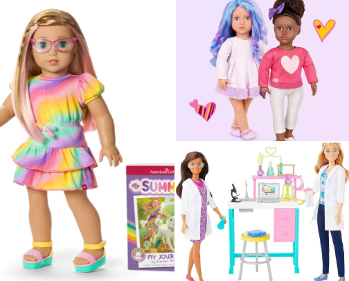 Birthday & Christmas Gift Ideas 5-9 year old girls cover photo collage